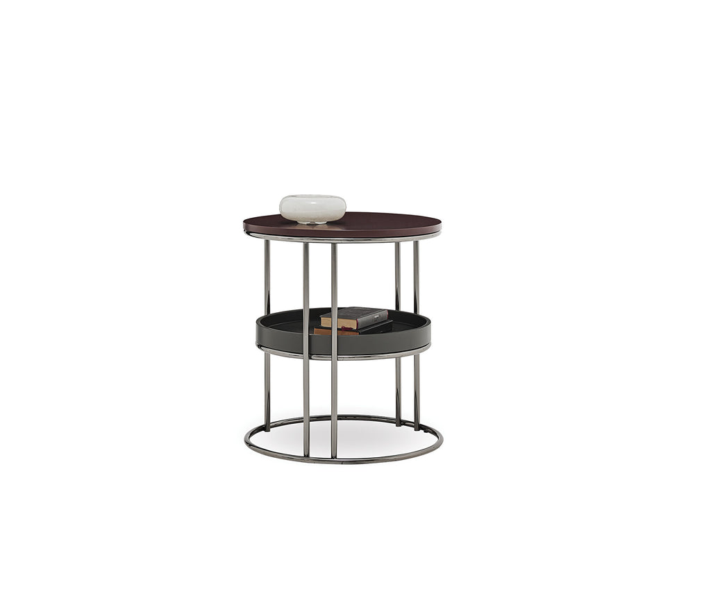 Pera 2-TIER Bijzettafel - Burgundy, afbeelding 4
