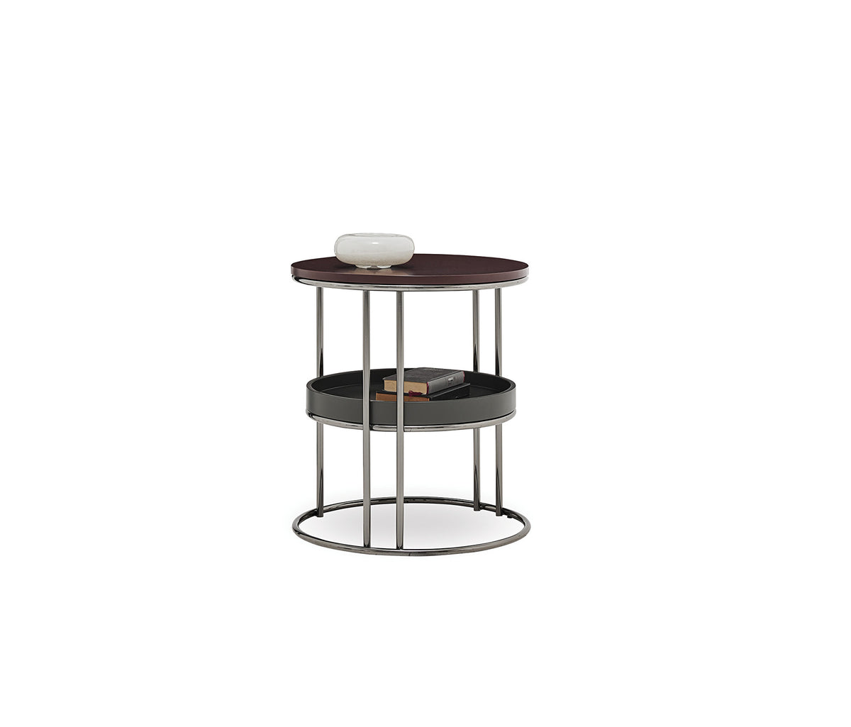 Pera 2-TIER Bijzettafel - Burgundy, afbeelding 4