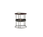 Pera 2-TIER Bijzettafel - Burgundy, afbeelding 4