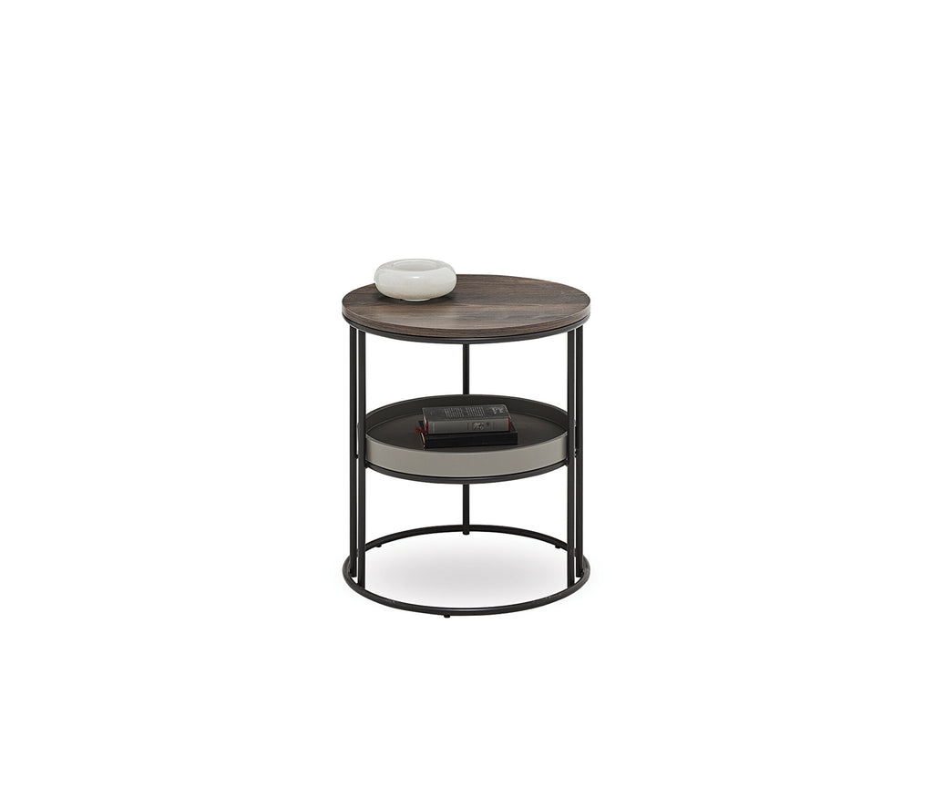 Pera 2-TIER Bijzettafel - Walnoot, afbeelding 5
