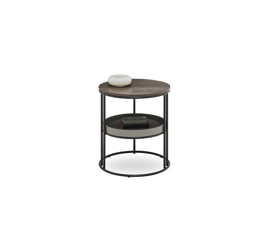 Pera 2-TIER Bijzettafel - Walnoot, afbeelding 5