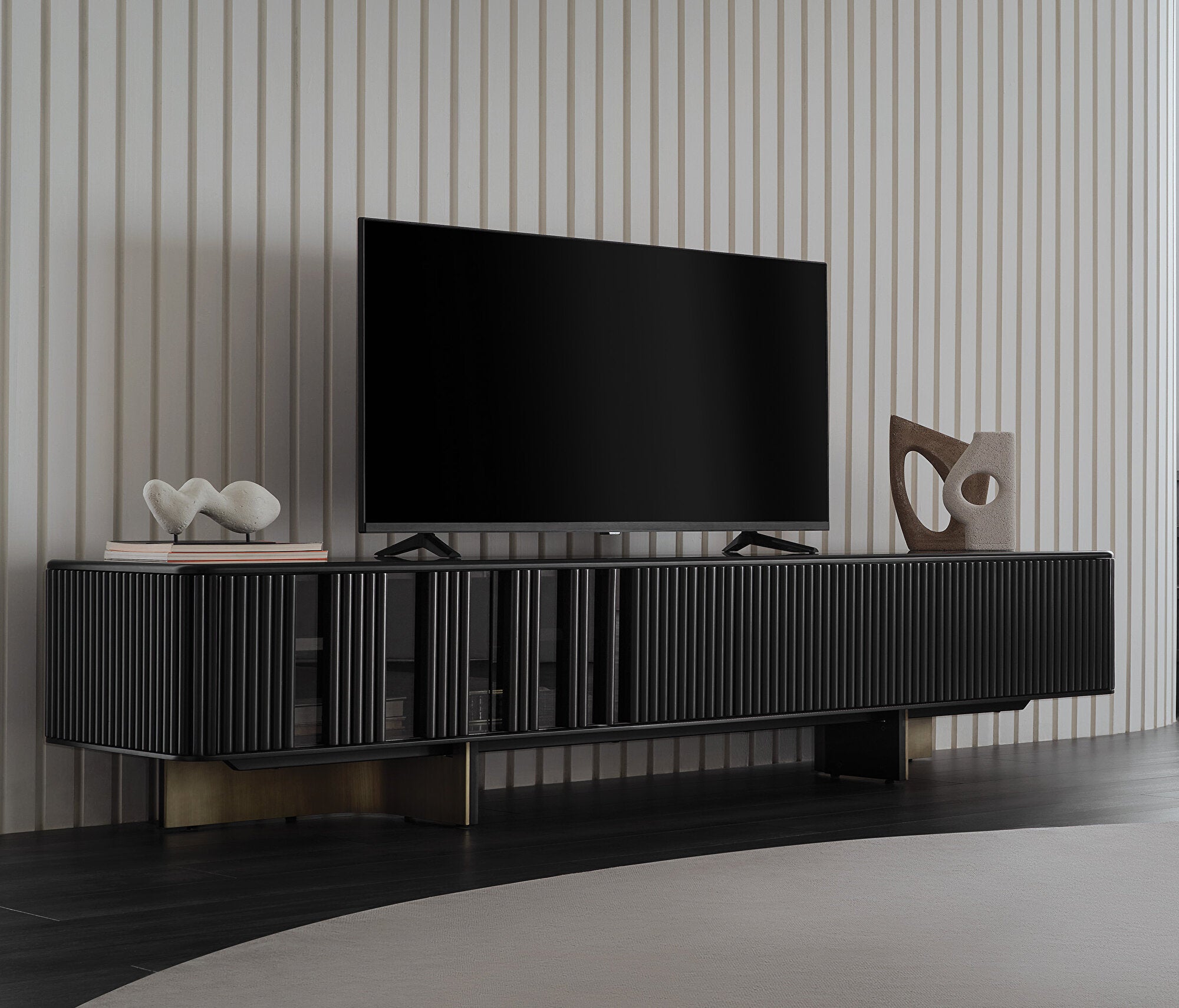 Osaka TV Meubel met Poot - Mdf Surface, afbeelding 2