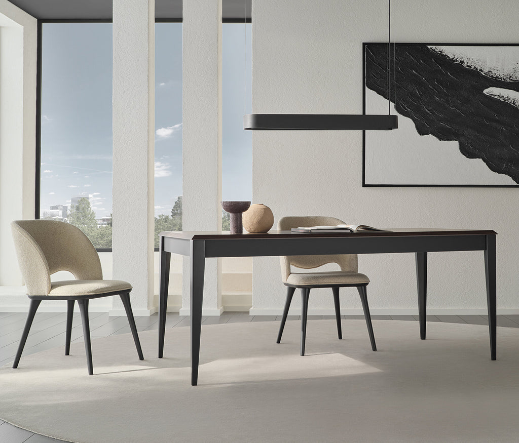 Parma Vaste Eettafel met Houten Poot, afbeelding 3