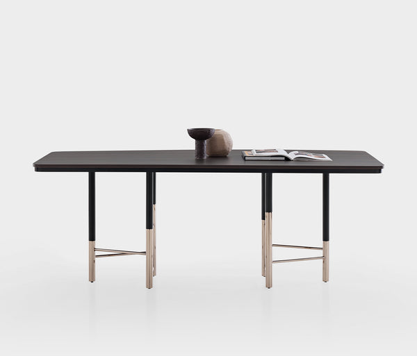 Parma Vaste Eettafel met Metalen Poot