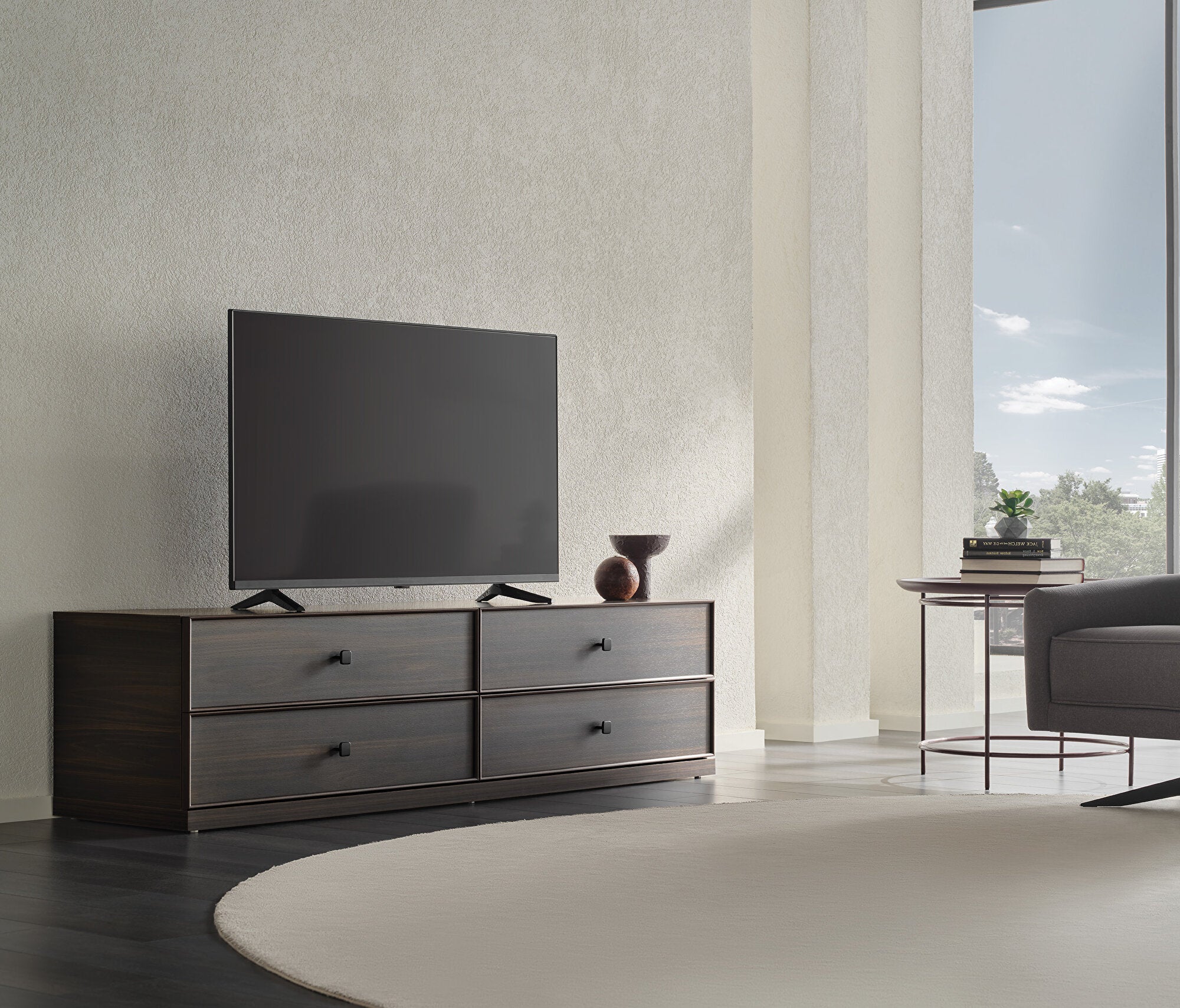 Parma TV Meubel Low Module met Lade, afbeelding 2