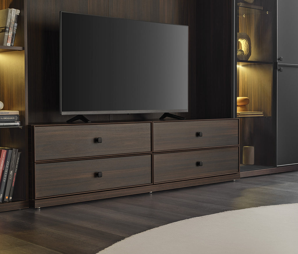 Parma TV Meubel Low Module met Lade, afbeelding 3