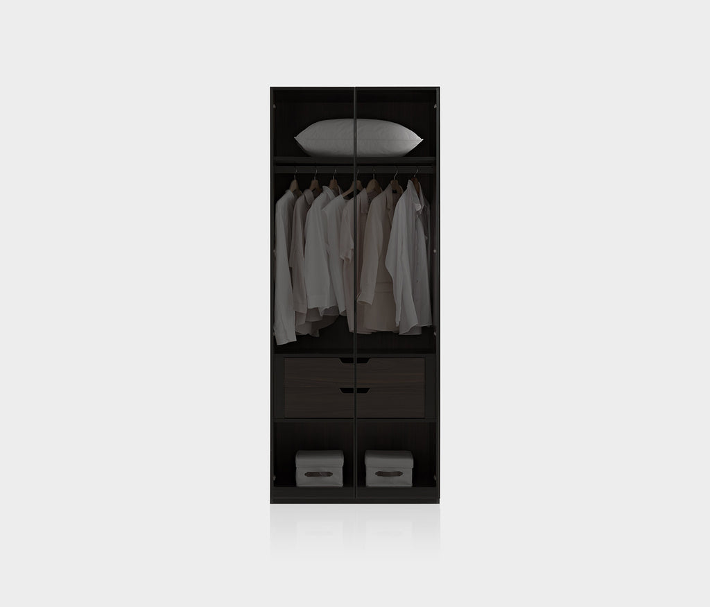 Parma 2 Doors Glass Kledingkast, afbeelding 2