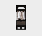 Parma 2 Doors Glass Kledingkast, afbeelding 5