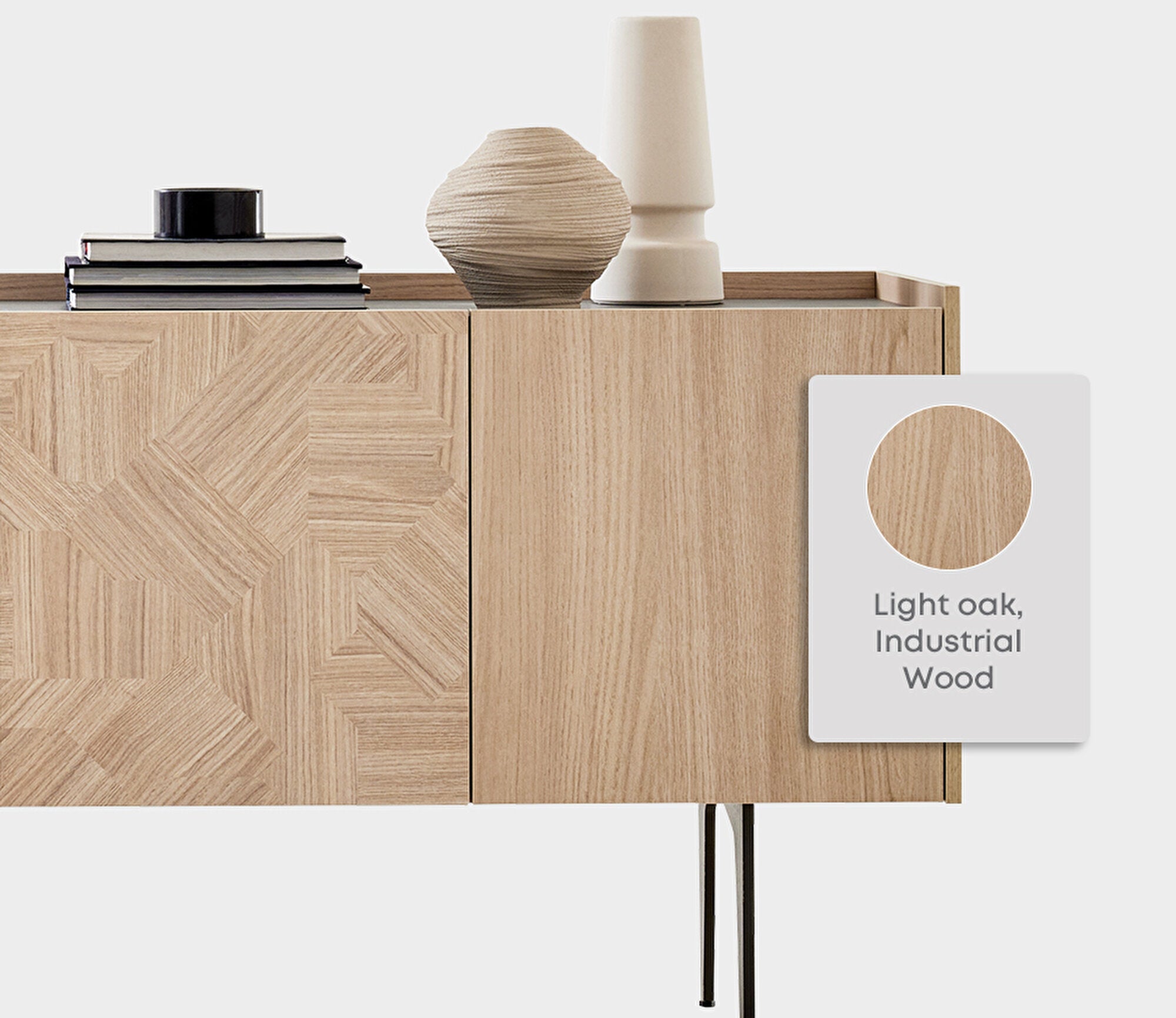 Terra Dressoir - Kleine van Enza Home, licht eiken
