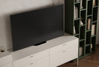 Fit & Flex 4 met Lade met Poten Module - Linnen, 160x67 cm (BxH)