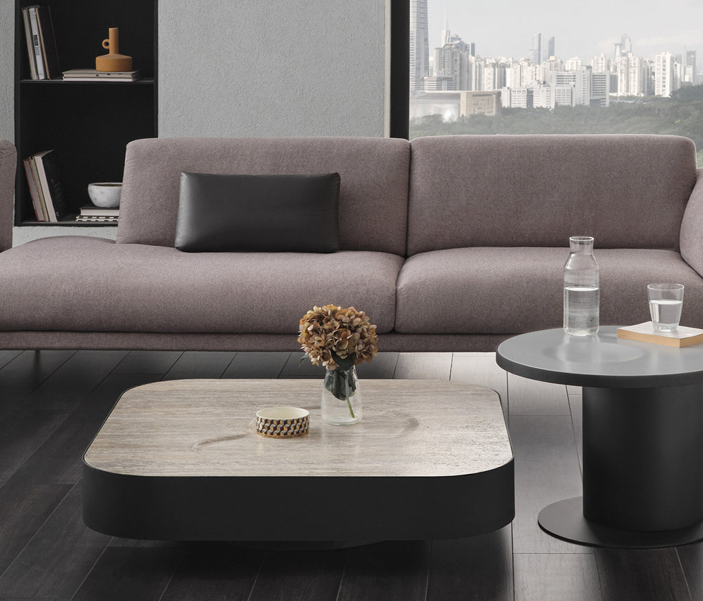 Block Salontafel Travertine, afbeelding 2
