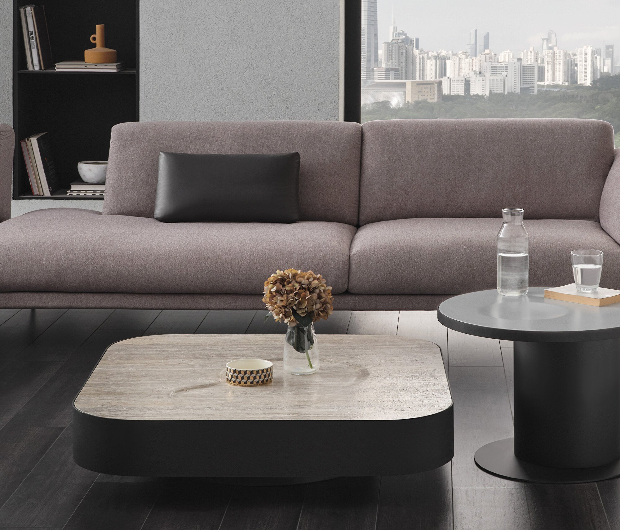 Block Salontafel Travertine, afbeelding 2