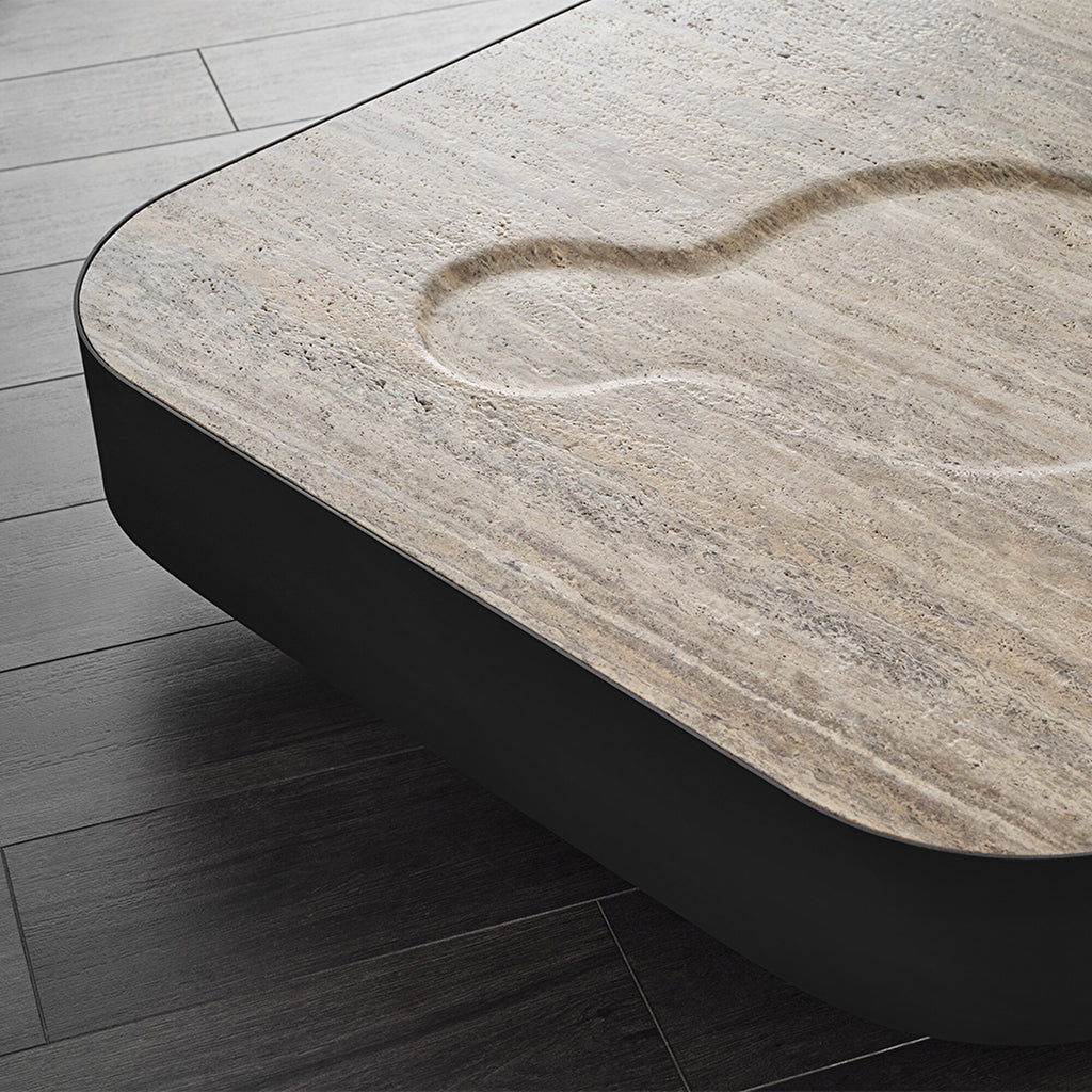 Block Salontafel Travertine, afbeelding 6