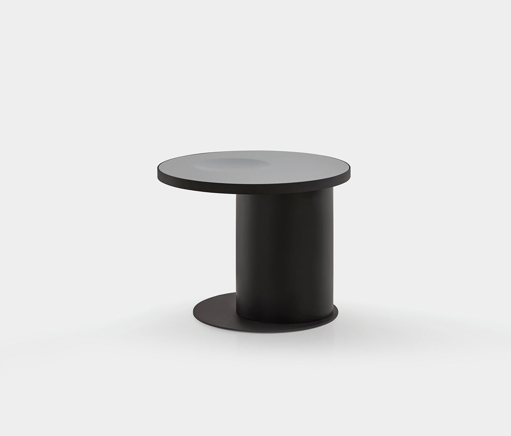 Block Bijzettafel Silk Grijs van Enza Home, grijs