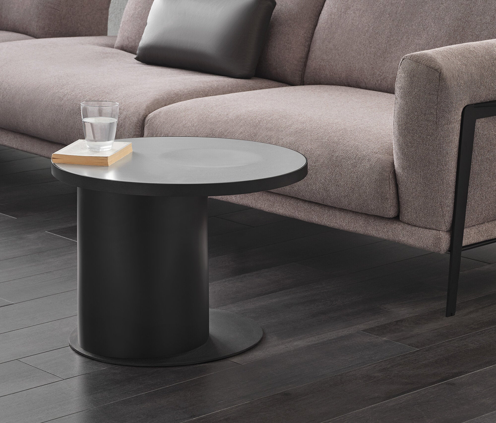 Block Bijzettafel Silk Grijs, afbeelding 2