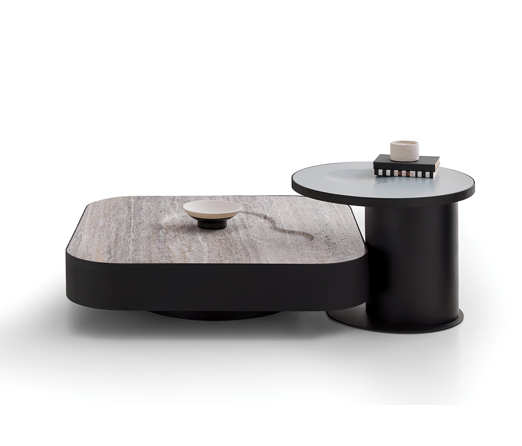 Block Bijzettafel Silk Grijs, afbeelding 5