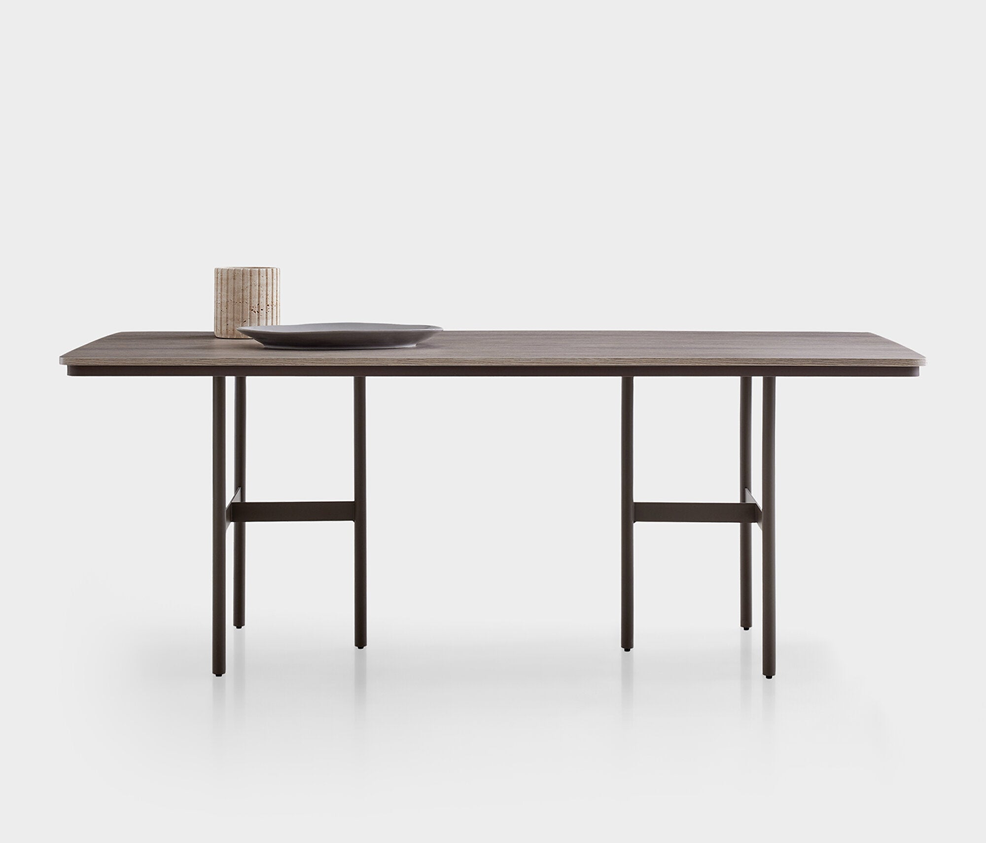 Varena Vaste Eettafel met Metalen Poot, afbeelding 2