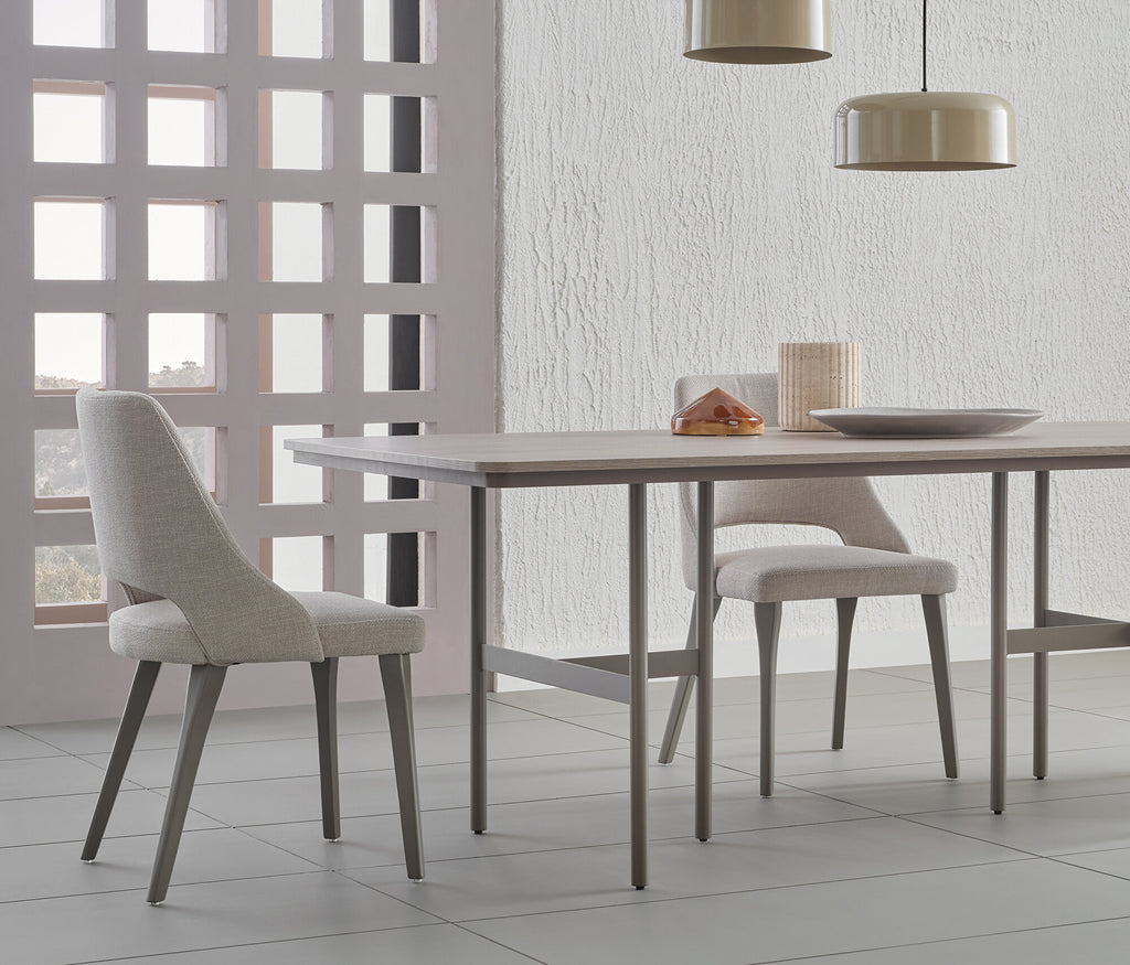 Varena Vaste Eettafel met Metalen Poot, afbeelding 4