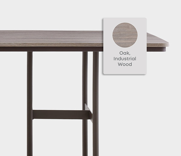 Varena Vaste Eettafel met Metalen Poot