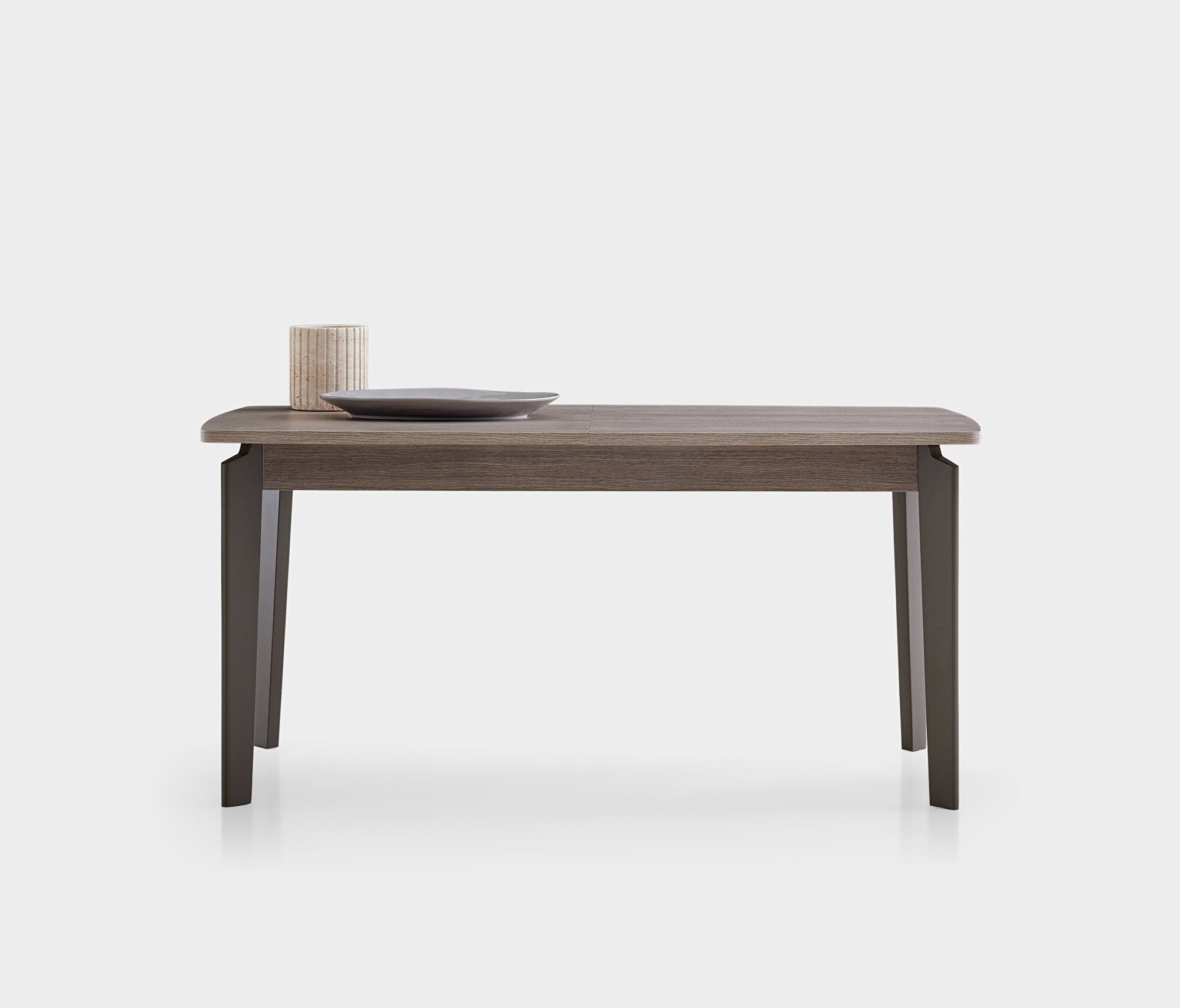 Varena Uitschuifbare Eettafel met Houten Poot, afbeelding 2