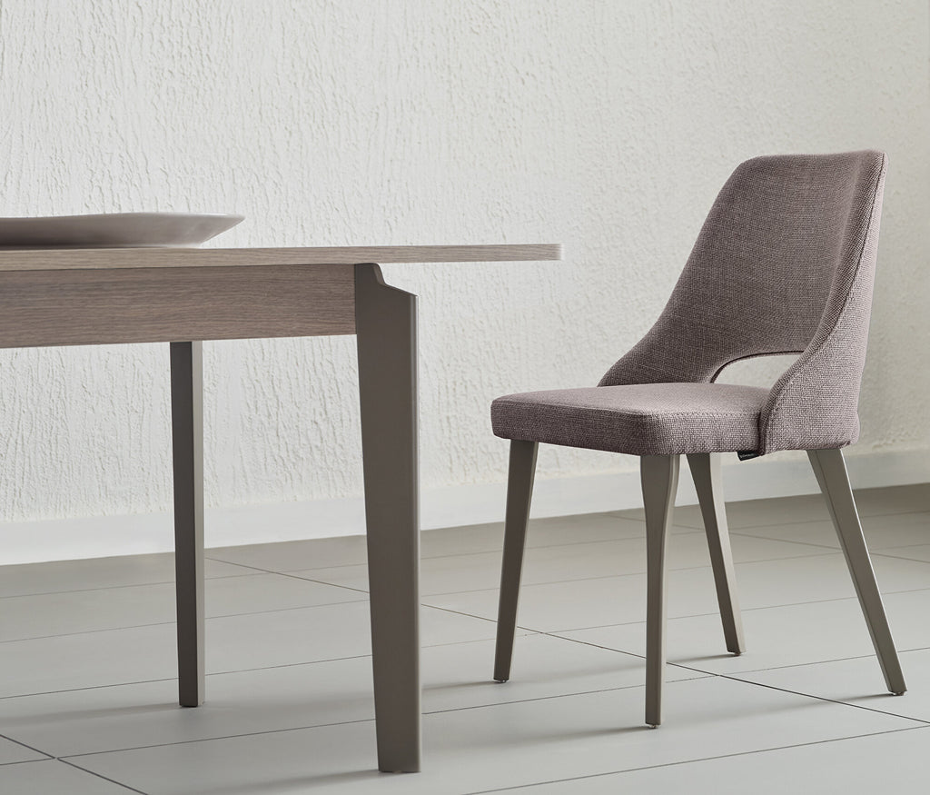 Varena Uitschuifbare Eettafel met Houten Poot, afbeelding 5