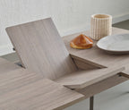 Varena Uitschuifbare Eettafel met Houten Poot, afbeelding 6
