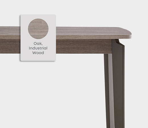 Varena Uitschuifbare Eettafel met Houten Poot van Enza Home