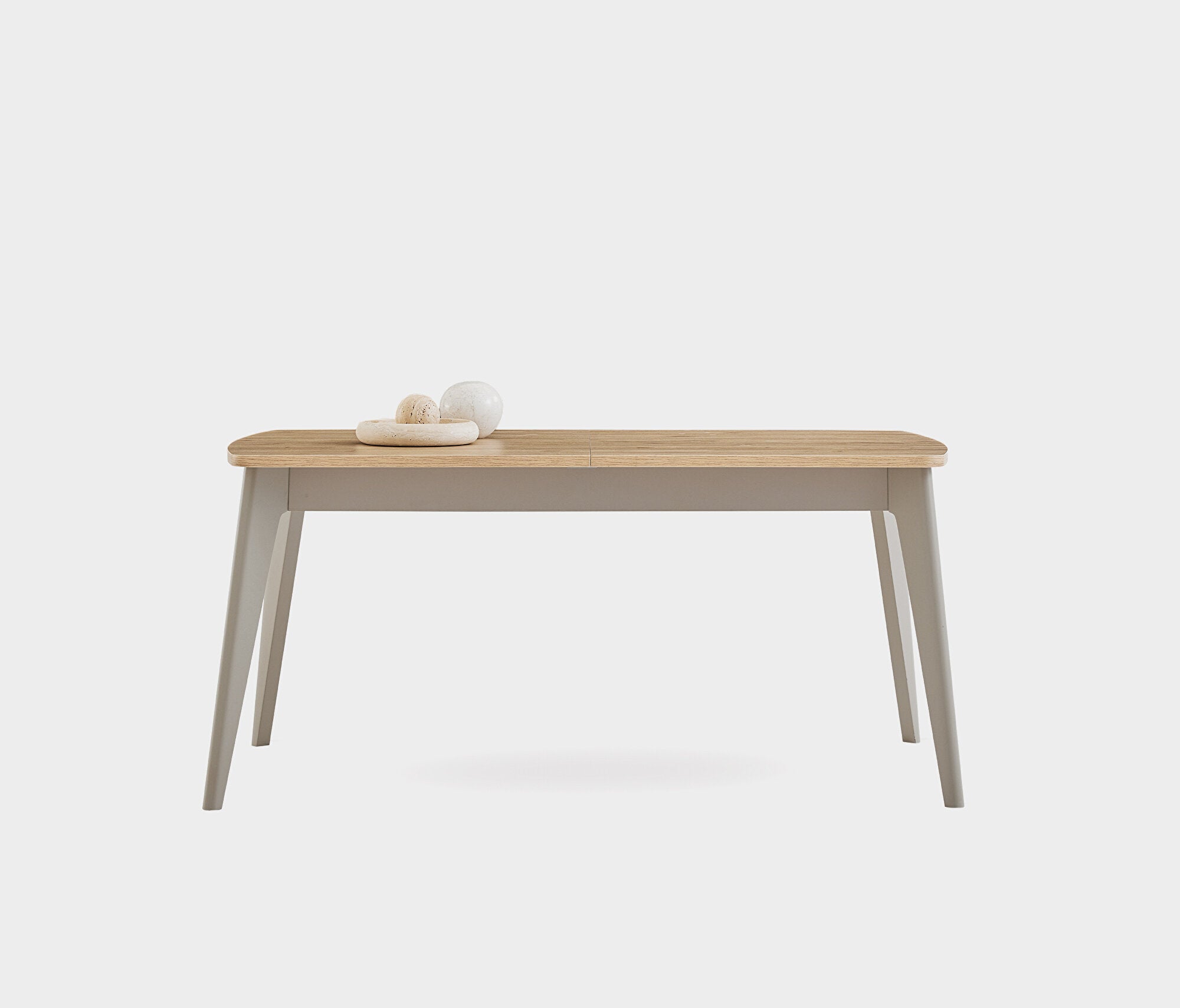 Cante Uitschuifbare Eettafel met Houten Poot, afbeelding 6