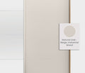 Cante 240 cm Schuifdeurkast van Enza Home, natuurlijk eiken met beige