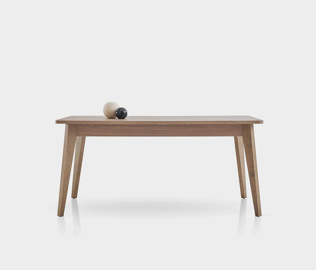 Paloma Uitschuifbare Eettafel met Houten Poot, afbeelding 2