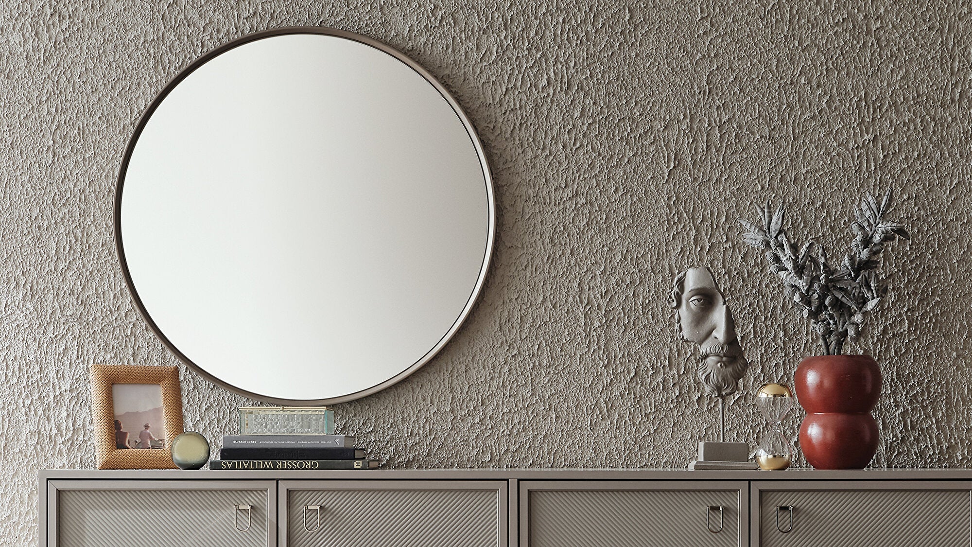 Hera Sideboard-chest OF Drawers-vanity Spiegel, afbeelding 5