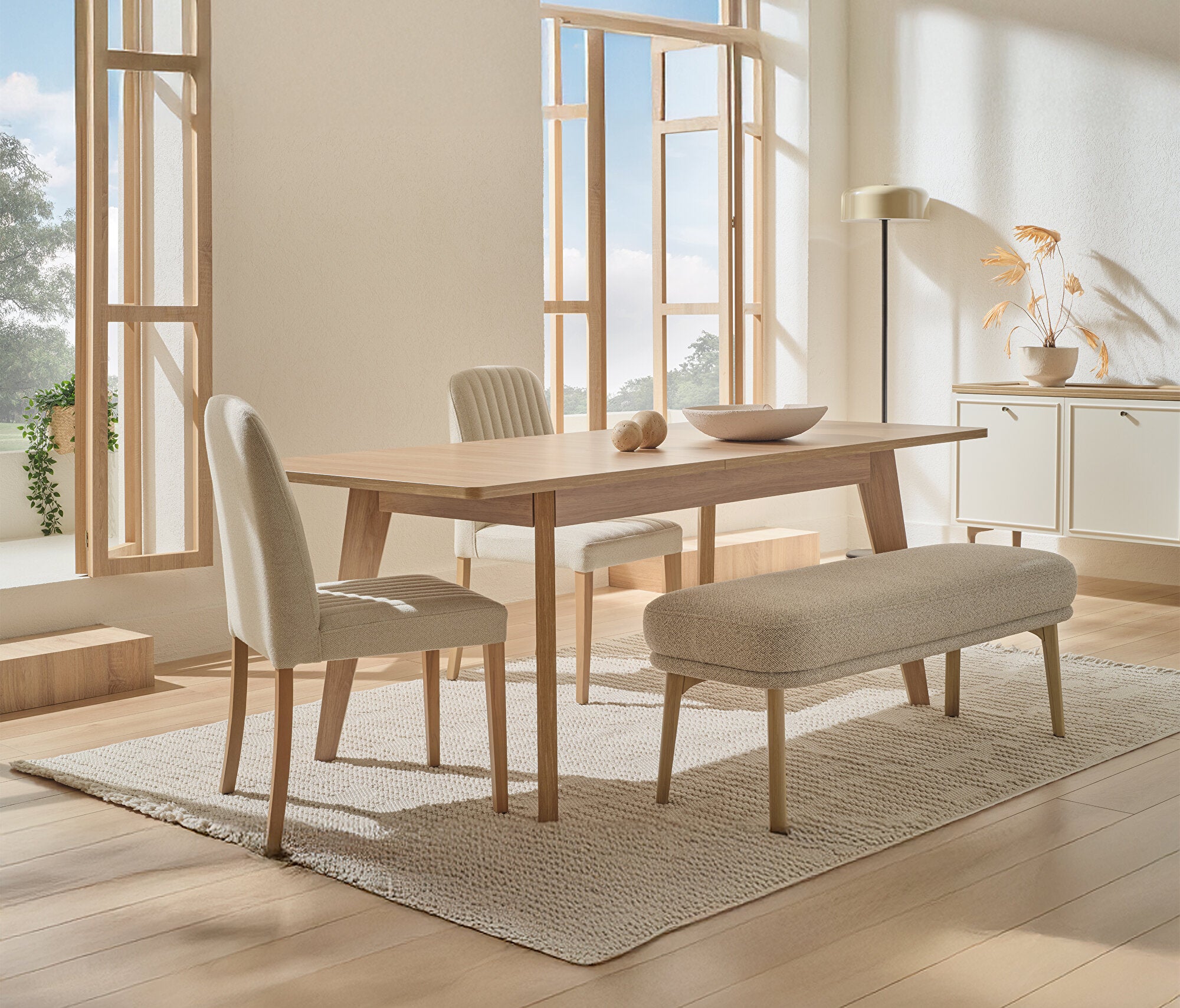 Marsana Uitschuifbare Eettafel, afbeelding 2