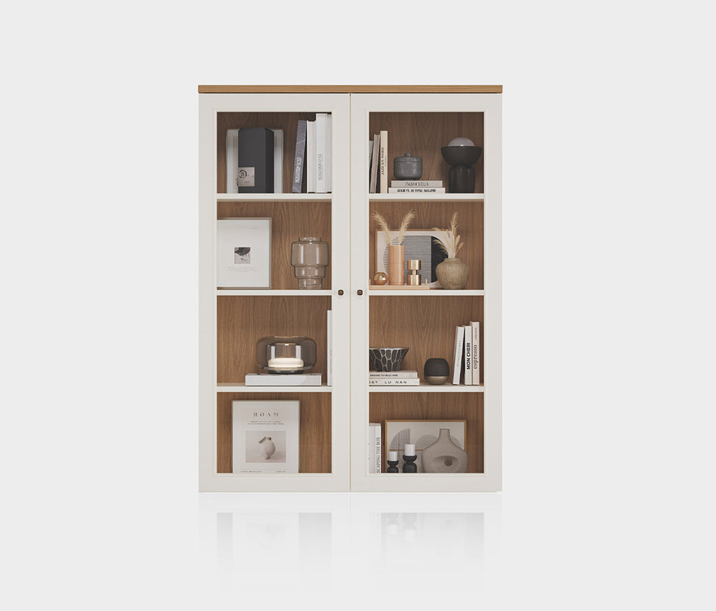 Marsana TV Bankje Glass Deur Wandmeubel van Enza Home