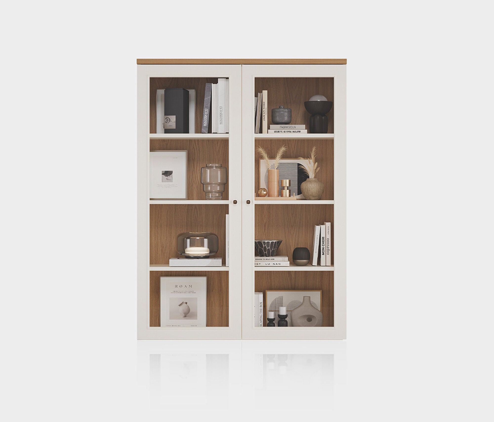 Marsana TV Bankje Glass Deur Wandmeubel van Enza Home