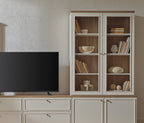 Marsana TV Bankje Glass Deur Wandmeubel, afbeelding 2