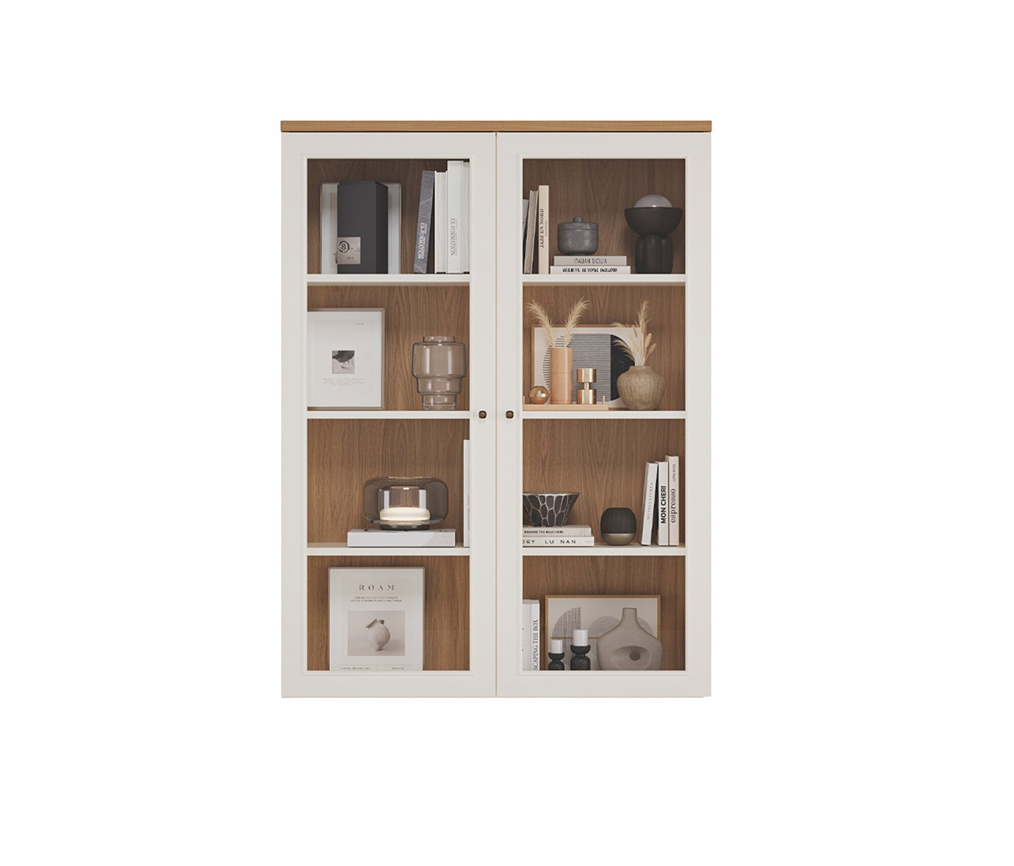 Marsana TV Bankje Glass Deur Wandmeubel, afbeelding 4