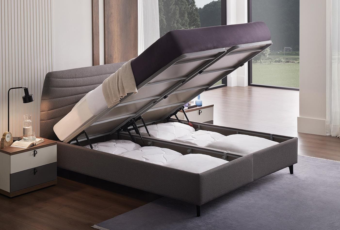 Enza Home | Cordell Baza 160x200 | Bed | Met Opbergruimte