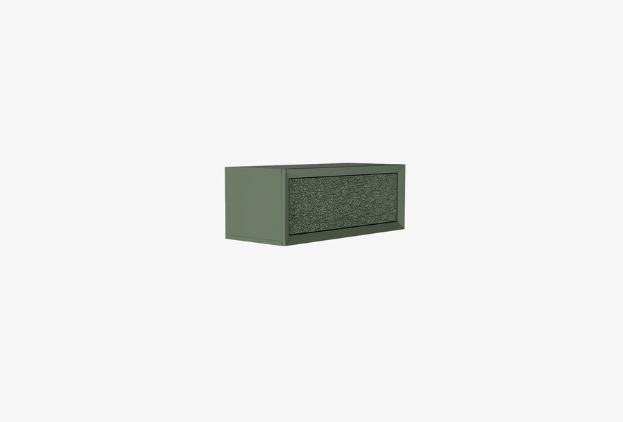 Fit & Flex Wandmodule met Lade - Groen, 80x30 cm (BxH)