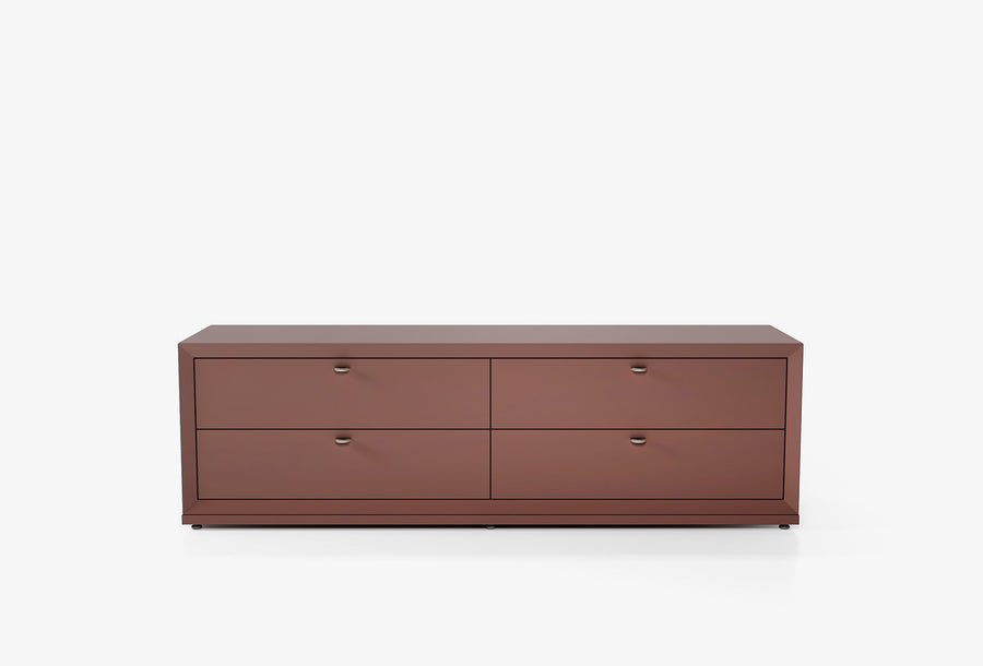 Fit & Flex 4 met Lade met Bedbodem Module - Sorbet, 160x49 cm (BxH)