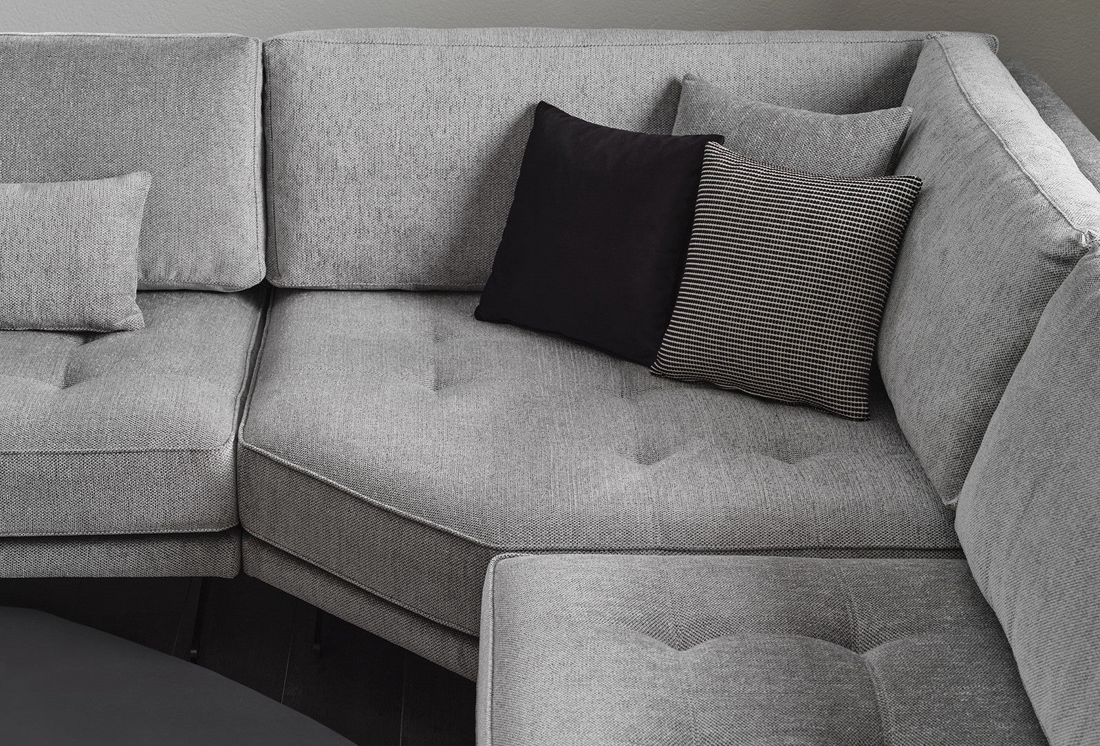 Bold Fauteuil Set, Chenille, Grijs