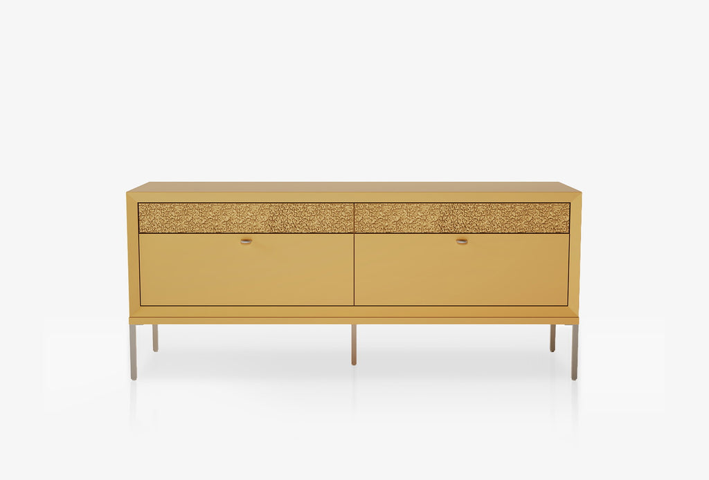 Fit & Flex 4 met Lade met Poten Module - Geel, 160x67 cm (BxH)