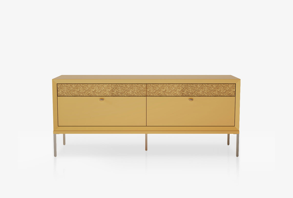 Fit & Flex 4 met Lade met Poten Module - Geel, 160x67 cm (BxH)
