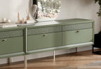 Fit & Flex 4 met Lade met Poten Module - Groen, 160x67 cm (BxH)