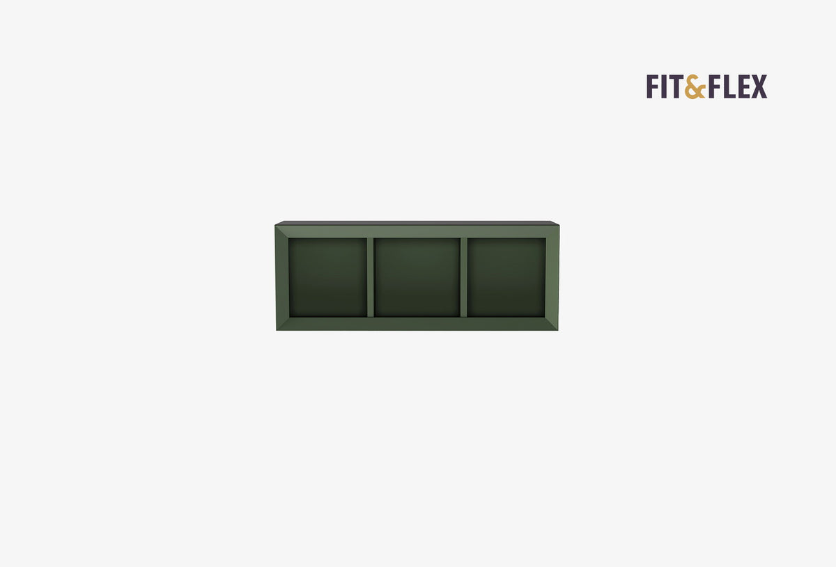 Fit & Flex Wandmodule - Groen, 80x30 cm (BxH)