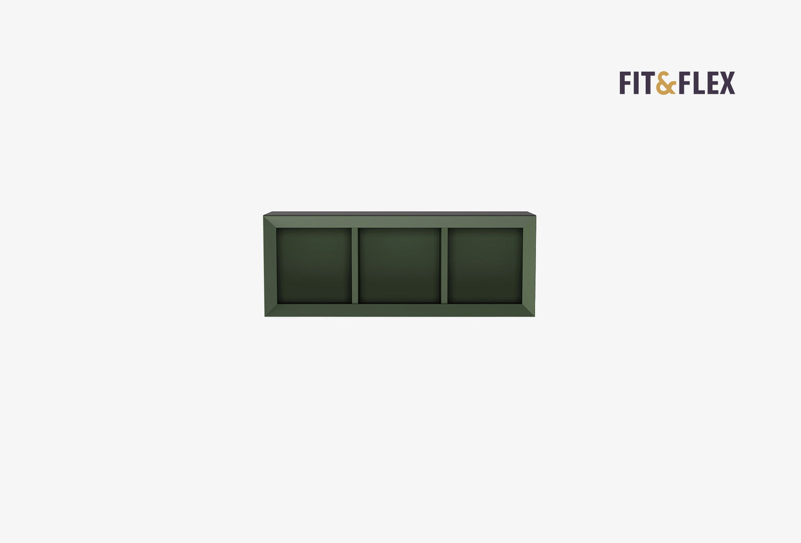 Fit & Flex Wandmodule - Groen, 80x30 cm (BxH)