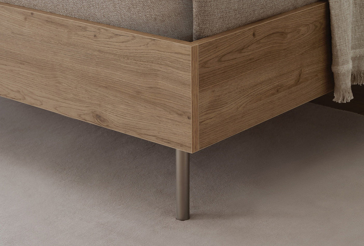 Cante Bed met Hoofdbord 160x200 cm Creme foto 6