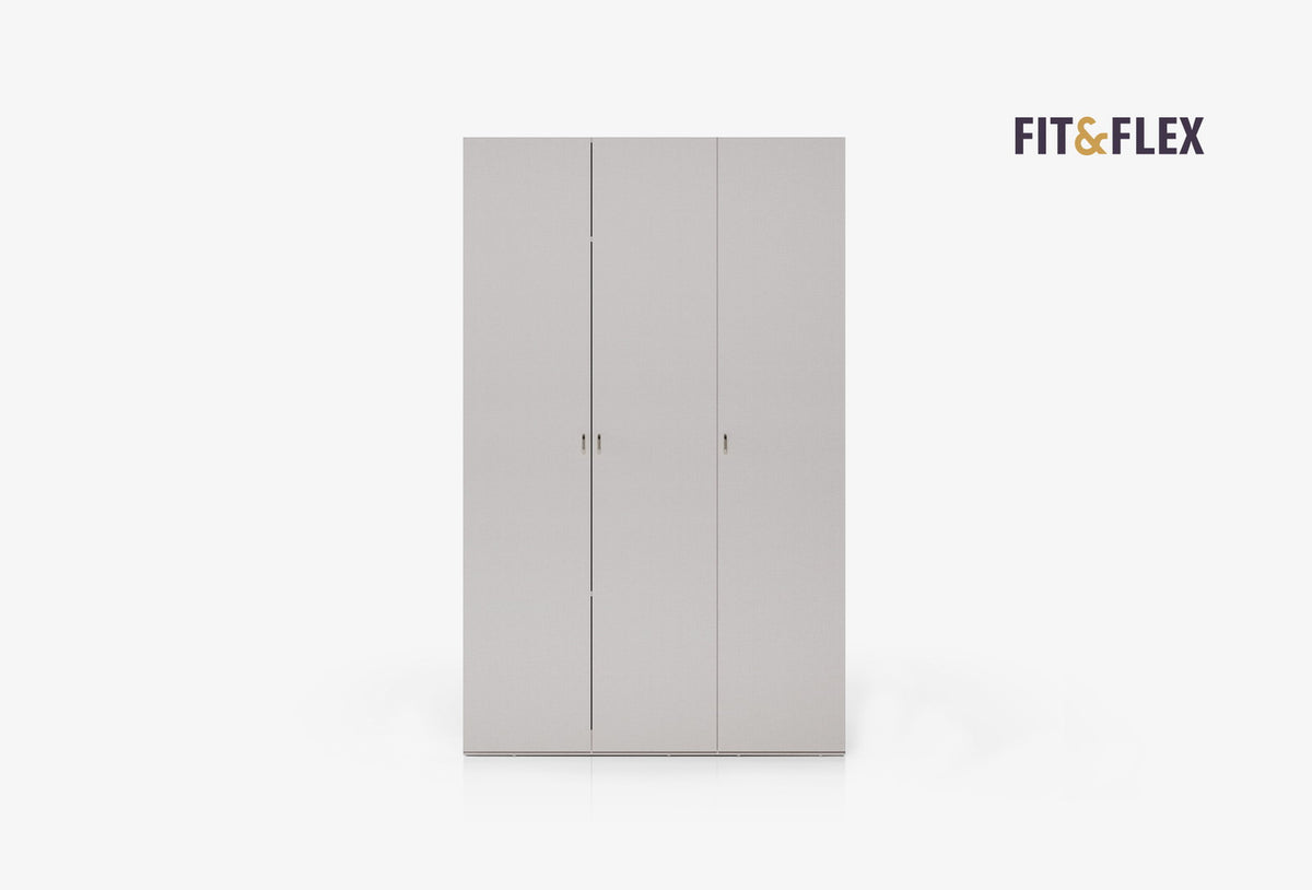 Fit & Flex 3-deurs Kast, 134x217 cm (BxH)