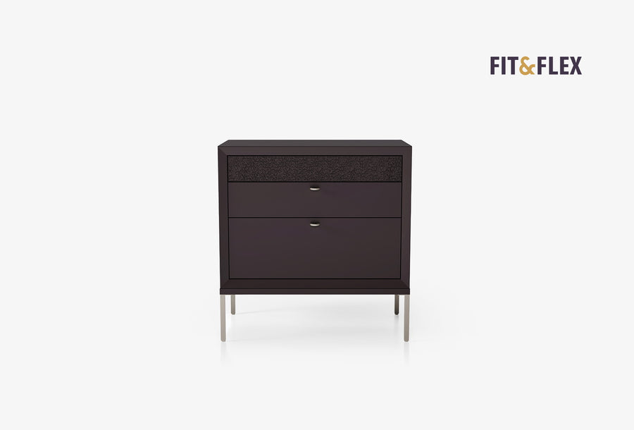 Fit & Flex 3 met Lade met Poten Module - Bitter, 80x82 cm (BxH)