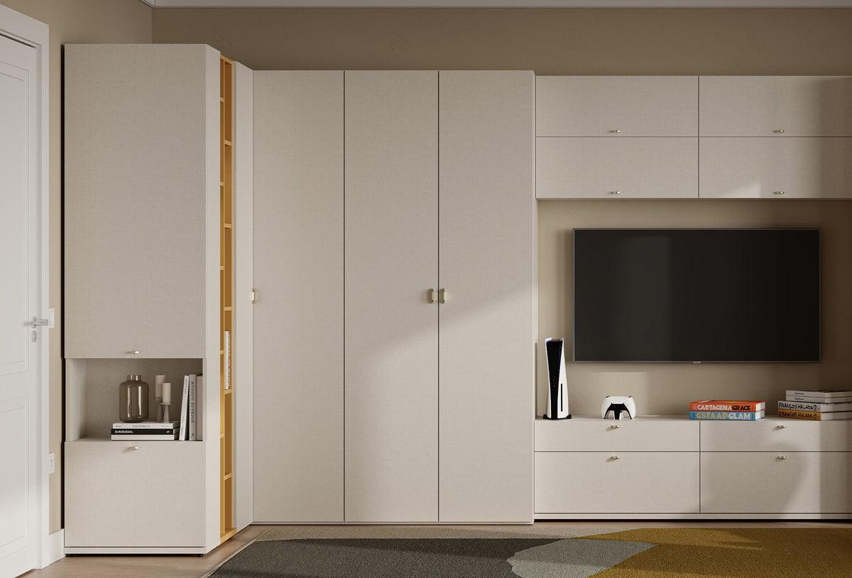 Fit & Flex 2-deurs Boekenkast, 60x217 cm (BxH)