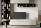 Fit & Flex 4 met Lade met Bedbodem Module - Linnen, 160x49 cm (BxH)